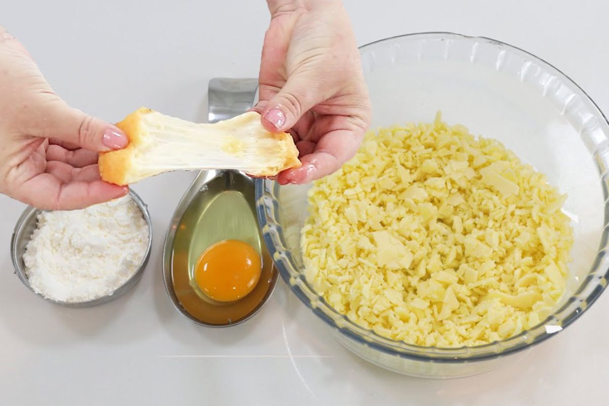 bolinho de queijo com 3 ingredientes