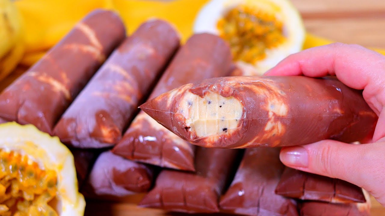 Geladinho Gourmet de Maracujá com Chocolate